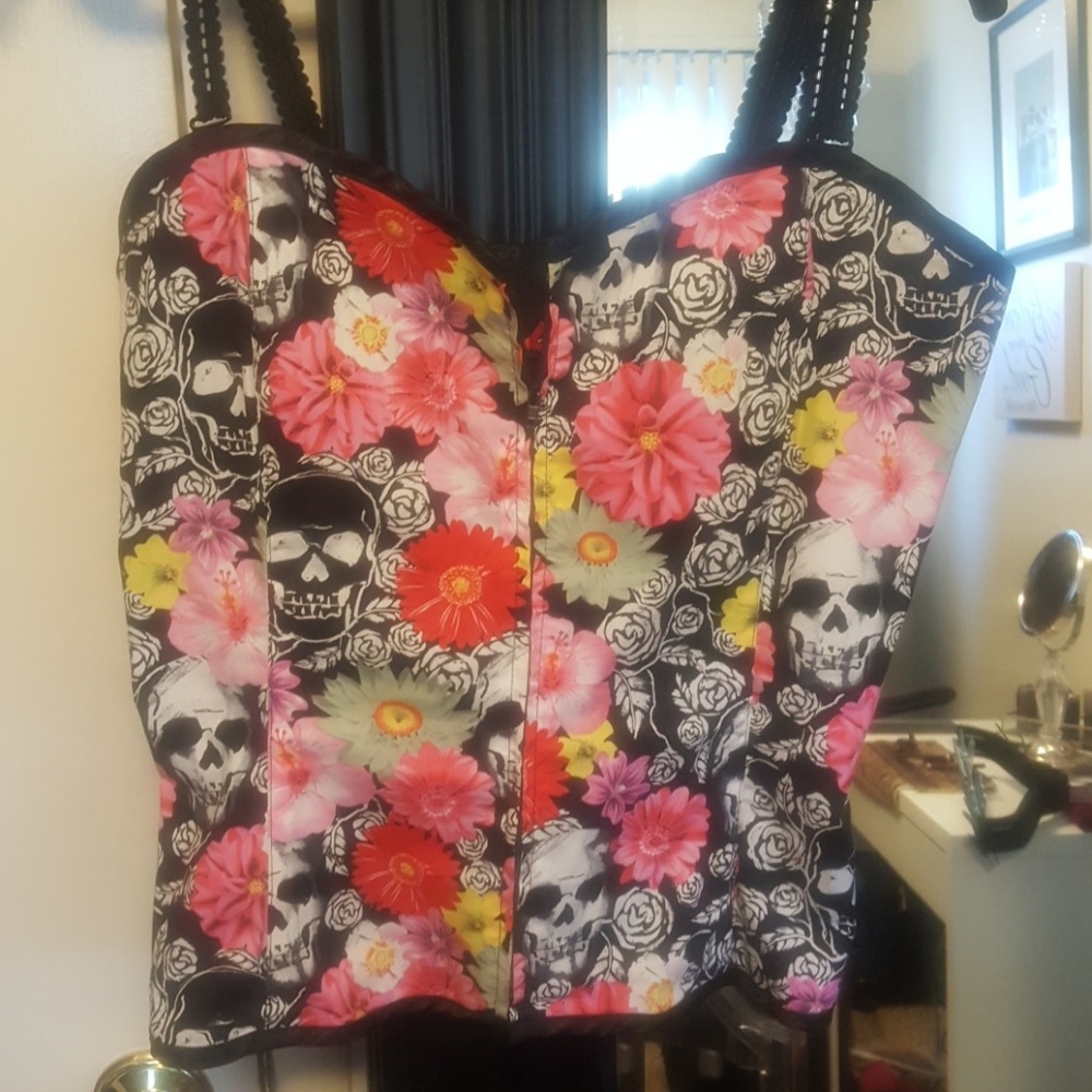 Hell Bunny brand bustier top